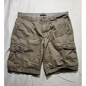 banana republic brown cargo shorts size 34 mens